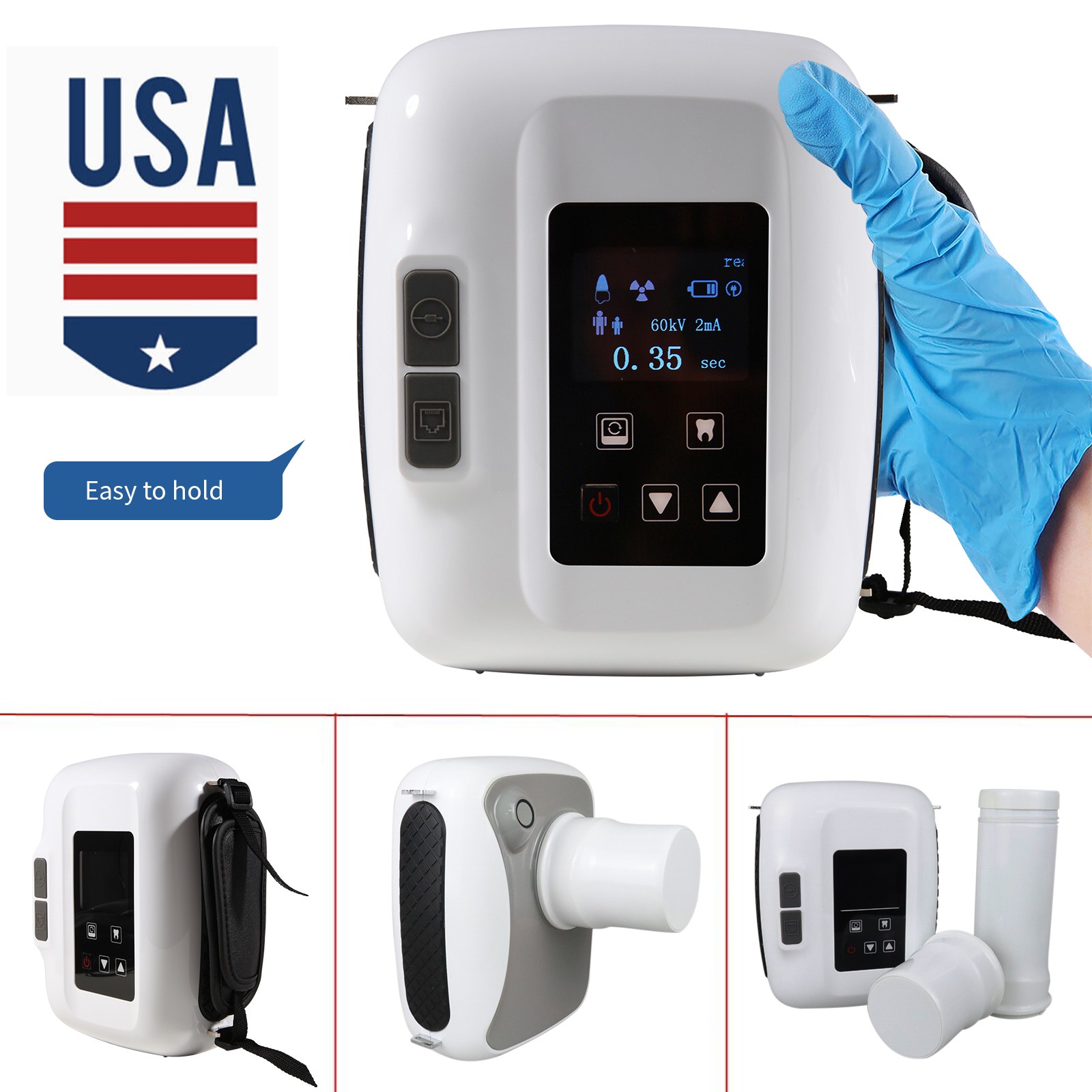 Dental Portable Imaging System X Machine Unit Ray No Shield/Sensor