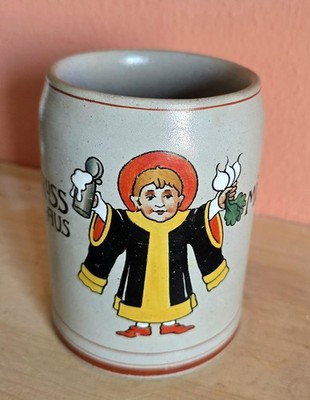 Beer Mug Munich Munich Kindl Hand Painted 0.5l Free Shipping D