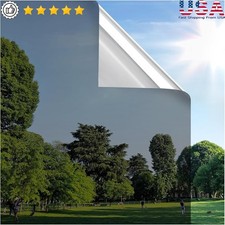Heat Control Window Film UV Blocking Static Cling One Way Privacy Easy Install
