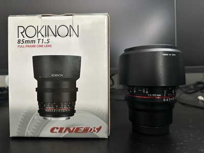 ROKINON 85mm T1.5 Cine DS Lens for Micro Four Thirds {MINT}