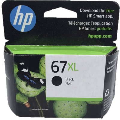 #ad Genuine HP 67XL Black Ink Cartridge 3YM57AN for HP Printers $27.95