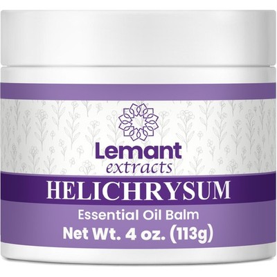 Extracts Helichrysum Balm (4 oz)   Triple Strength Helichrysum Essential Oil ...
