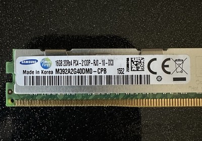 Samsung SuperMicro 16GB ECC DDR4 RDIMM low profile HEAT SPREADER M392A2G40DM0CPB
