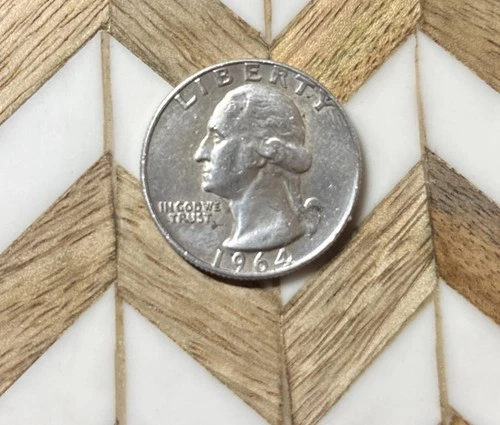 1 Circulated Washington 90 % Silver Quarter