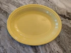 Vintage Fiesta Homer Laughlin  11-1/2" Serving Platter - Sunflower Yellow