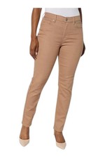 DG2 by Diane Gilman Women's Virtual Stretch Denim Skinny Jean Mushroom