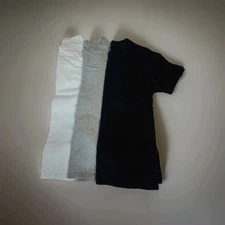 FALLS CREEK UNDERSHIRTS SZ XL WHITE BLACK GRAY 3 Pk