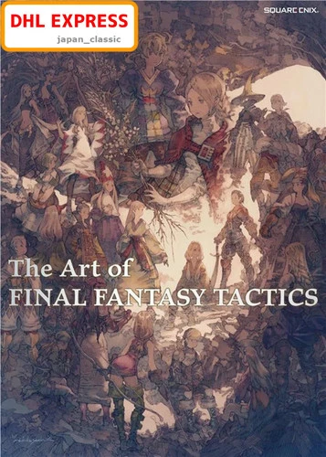 THE ART OF FINAL FANTASY TACTICS ART BOOK LARGE SIZE JAPAN OFFICIAL SQUARE ENIX