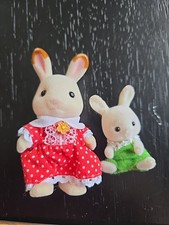 Calico Critters  Bunny Mom & Baby Rabbit