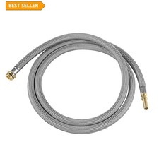 59-Inch Pull-Down Faucet Hose with Brass Connectors for A Modern Kitchen