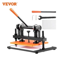 Leather Cutting Machine Embossing Plate Manual Die Cutter 0.47in Pressure Stroke