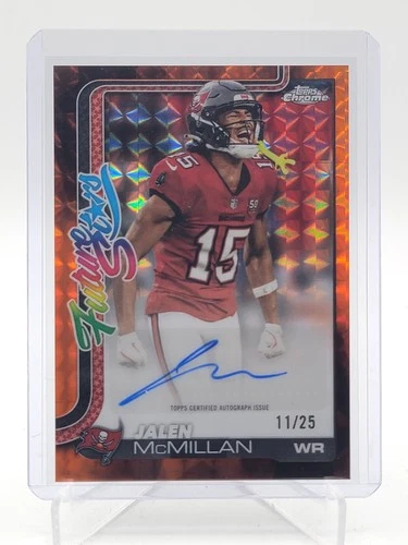 2025 Topps Chrome Jalen McMillan Future Stars Autographs (RAW)