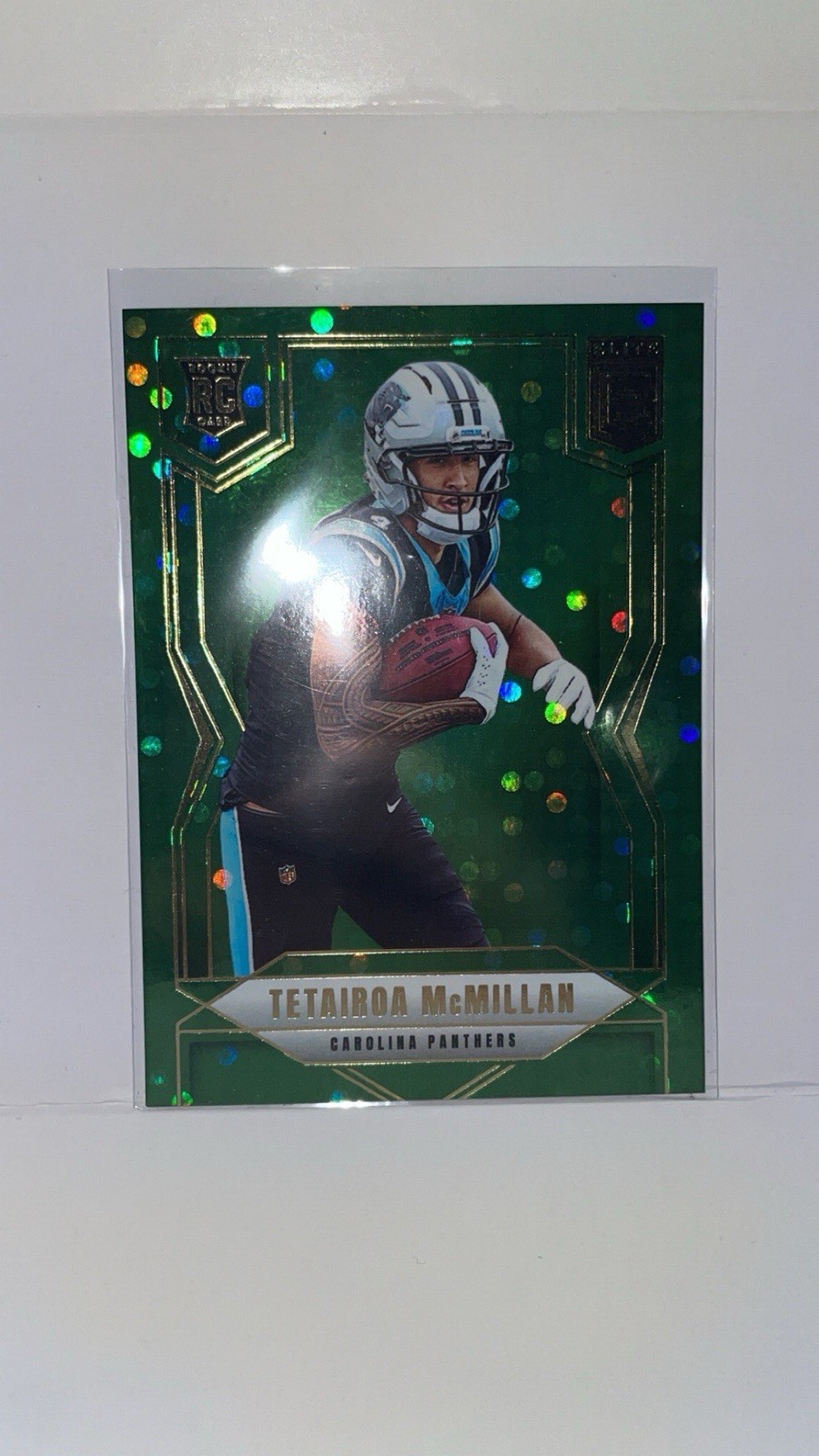 2025 Panini Donruss Elite - Rookies Tetairoa McMillan #128 Green Disco (RC)