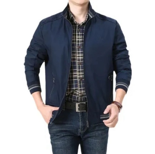 Thin Baggy Casual Jacket Men (blue) - Bild 1 von 2