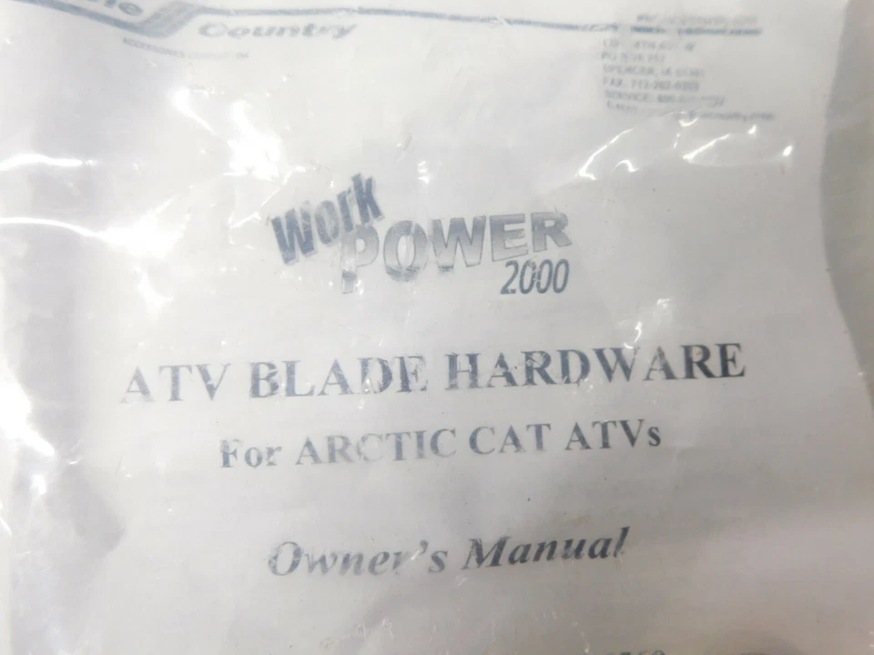 S50 15-6560 Nuevo Arctic Cat 400 450 500 550 650 700 Ciclo Country Blade Hardware Foto 4 de 4