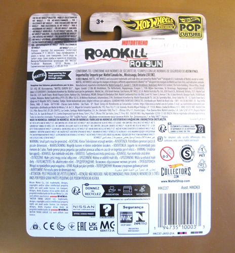 Hot Wheels 2024 Pop Culture Premium Roadkill Rotsun Custom '71 Datsun 240Z NEW - Picture 2 of 7