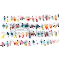 100 Stk. Spur Z Figuren Modelleisenbahn Zubehör Maßstab 1:220 stehende sitzende