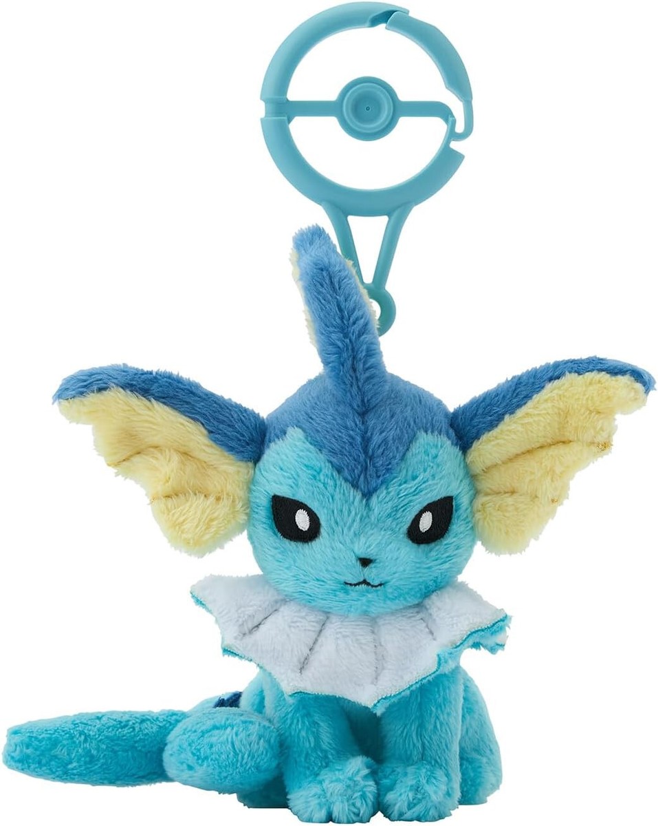 Pokemon time マスコットキーホルダー シャワーズ Pokemon Center Original Plush Mascot Keychain with Carabiner