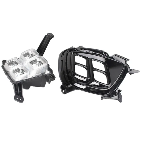 For KIA Sorento 2015-16 Pair 4-LED Daytime Running DRL Fog Light Lamp Assembly - Picture 3 of 9