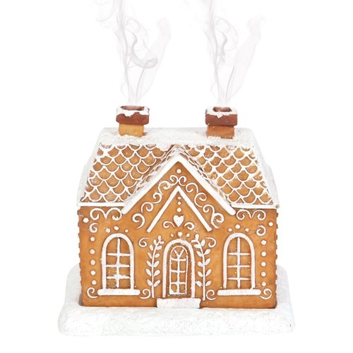 Christmas House Incense Cone Burner Xmas Home Decorations - Foto 3 di 12