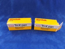 Vintage Kodak Tri-X Pan 120 film, two rolls, one unopened box, one open  box