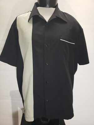 STEADY Mens Large L 50's mod Button-up shirt Combine ship Discount