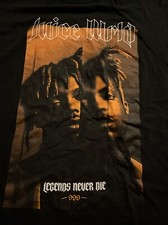 Juice World Legends Never Die Black Orange Shirt Size M
