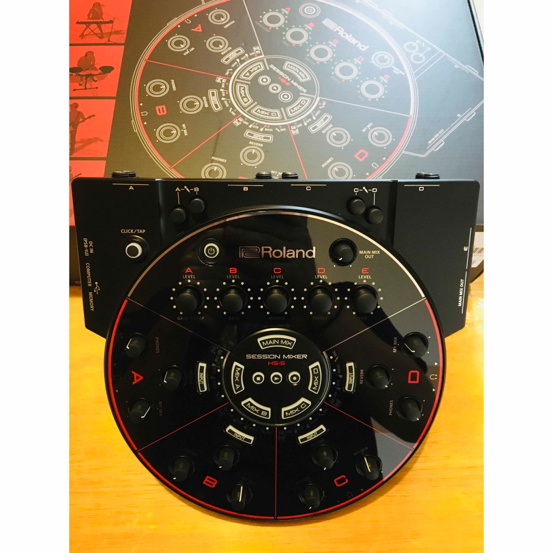 Roland HS-5 Session Mixer DJ equipment Working Confirmed w