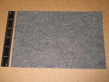 GREY 6x9in FELT PAD 6x9" 1/16 THICK SELF PEEL n STICK 150mmx225mmx1.6mm PSA