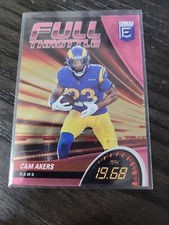 CAM AKERS 2022 Panini Donruss Elite #FT-21 Full Throttle Pink Los Angeles Rams