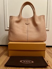 Tods Handbag NEW! £1,295/cream beige
