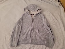 The Children's Place Unisex Kid's Full Zip Hoodie Grey Size Large 10 - 12