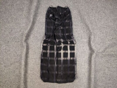 Eva Kyburz Design Wide Led Light Black Pattern Pants