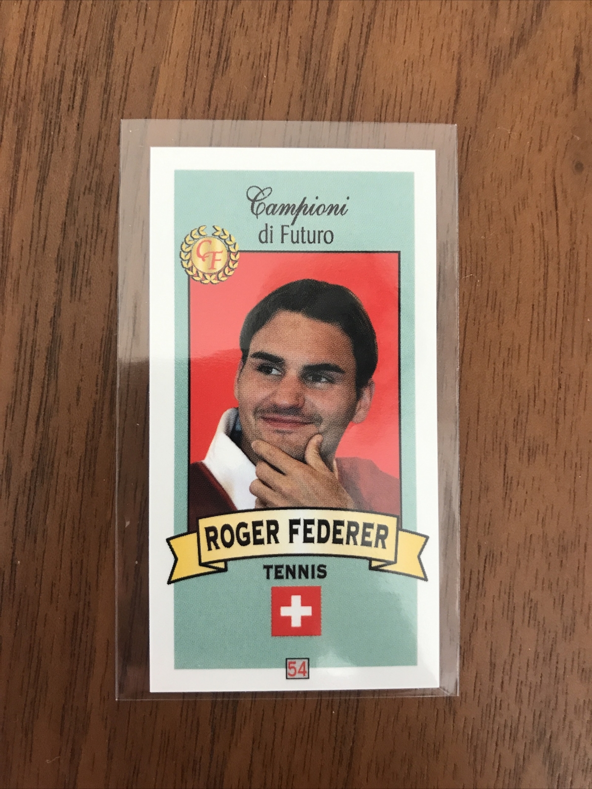 2003 Campioni Di Futuro Roger Federer ROOKIE #54
