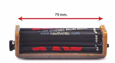 RAW Roller 79mm Black Adjustable 2-way Roller Drehmaschine Slim & Regular 
