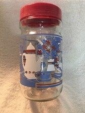 Vintage Maxwell House Coffee Canister Glass Jar