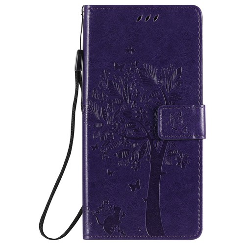 For Huawei Honor 80 50 Tree Pattern PU Leather Flip Wallet Case Phone Case Cover - Picture 19 of 24