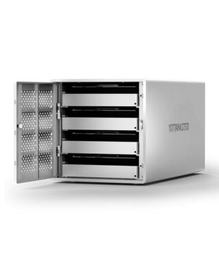 4Bay RAID Gehäuse,Externe RAID USB3.0 SATA FestplattenGehäuse für 4 X3.5/2.5 HDD