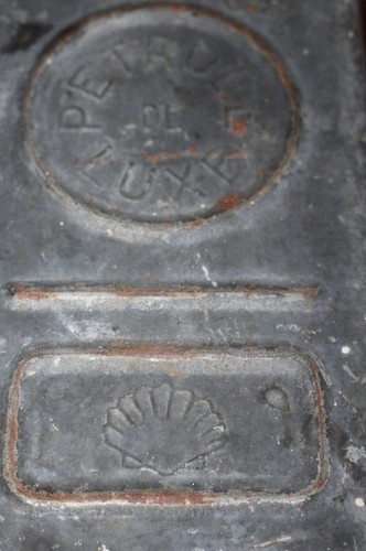 shell luxus petroleum umina sa kanister blech behälter alt old timer deko 5 L - Picture 19 of 21