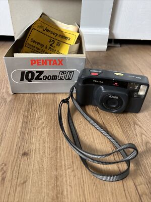 Pentax IQZoom 60 Point Shoot Film Camera AF 38mm-60mm Zoom