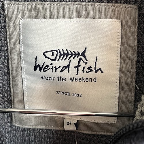 Weird Fish Women’s Navy Quarter Zip Pullover Size 6 EU34 - Picture 3 of 4