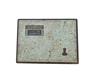 capstan cigarette box Vintage Old Antique Very Rare Capstan Navy Cut Cigarette Litho Tin Box ,  England