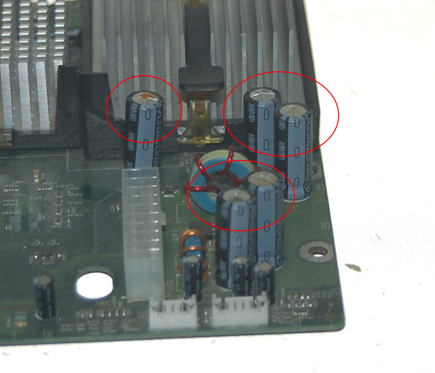 5pc Original XBOX V1.6 Motherboard Capacitor Replacement Repair kit eBay