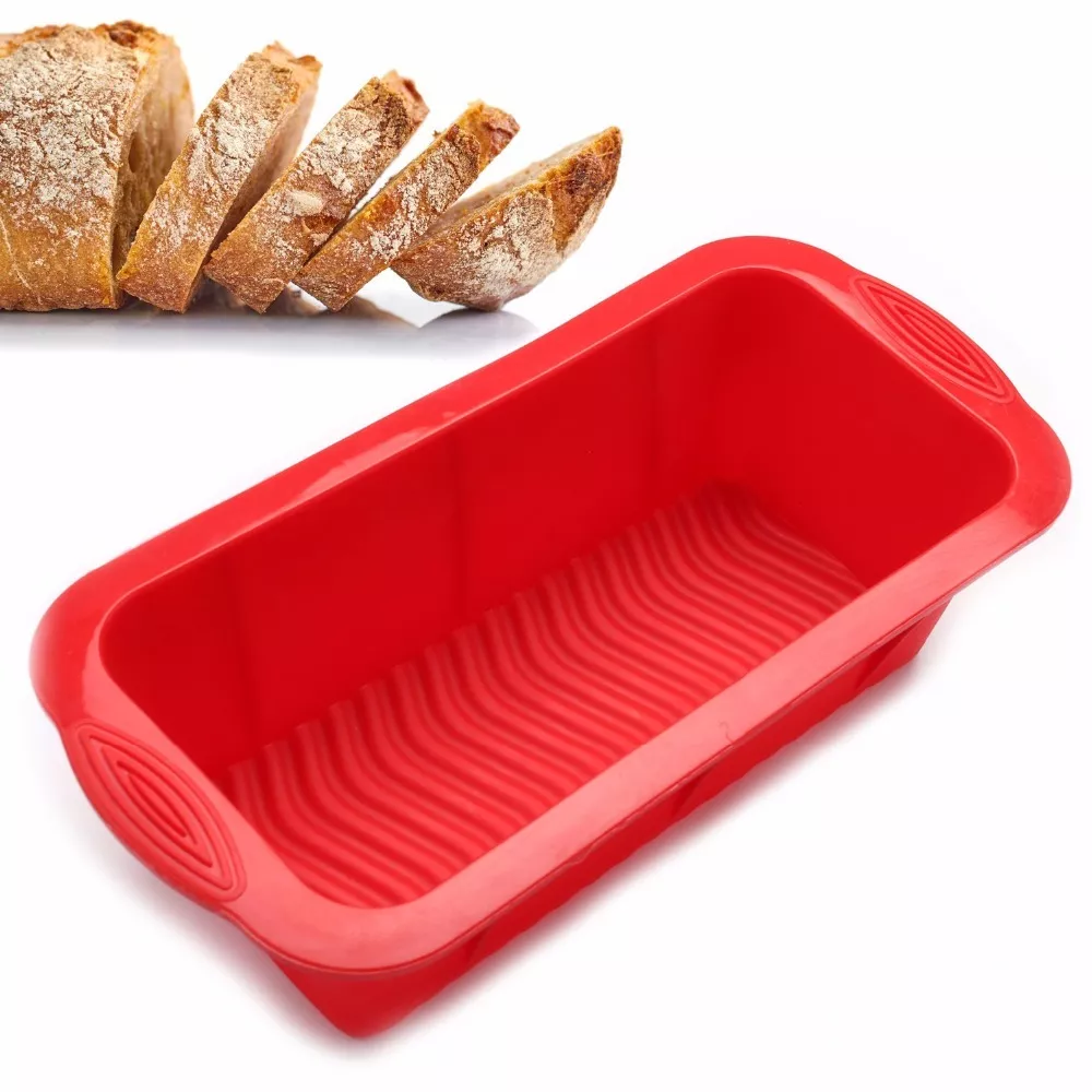 Bread Mold Silicone Rectangle Loaf Pan Nonstick home made Baking