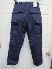 Navy Blue BDU Cargo Pant Tactical Trousers Button Fly Propper 60/40 Twill F5201