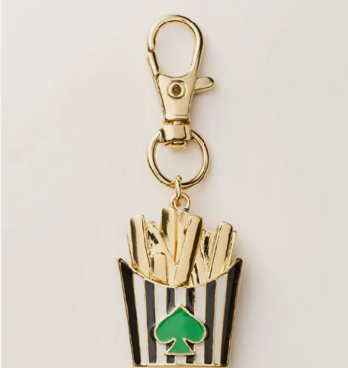 NWT French Fry Bag Charm Keychain Kate Spade New York x Target