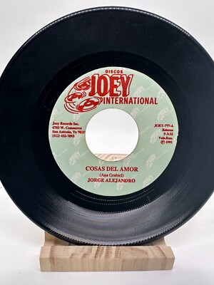 JORGE ALEJANDRO Mi Olvido Total / Cosas Del Amor JOEY 777 45 7'' VINYL