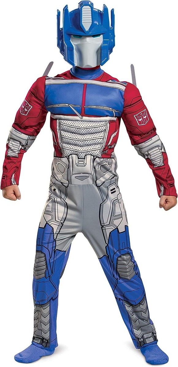 Optimus Prime Muscle 2020 Transformers Fancy Dress Up Halloween