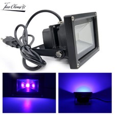 10W 395nm UV Black Light LED Floodlight High Power Ultra Violet Detection lamp