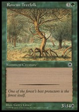 Magic the Gathering MTG Rowan Treefolk (184) Portal   NM
